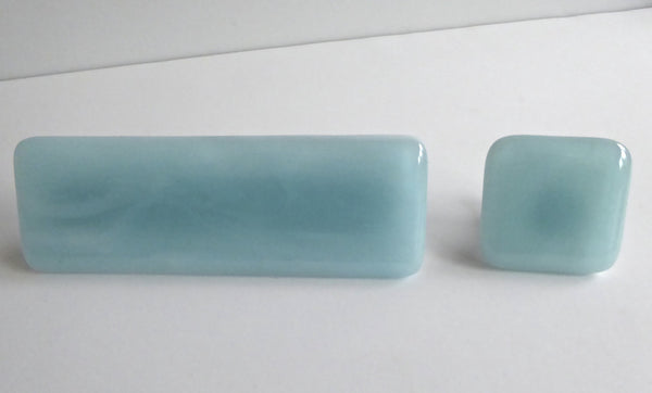 Streaky Fused Glass Cabinet or Drawer Pulls-4