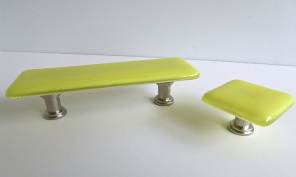 Bright Colors Fused Glass Cabinet or Drawer Pulls-4