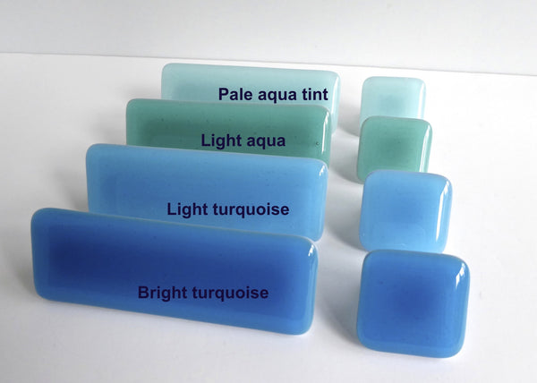 Spa Style Fused Glass Cabinet Door Knobs-2